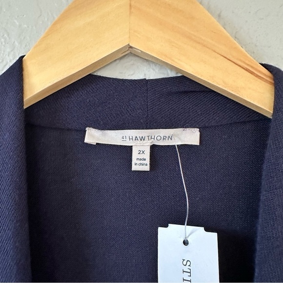 Benni Wrap Front Ruched Knit Top - Picture 9 of 11